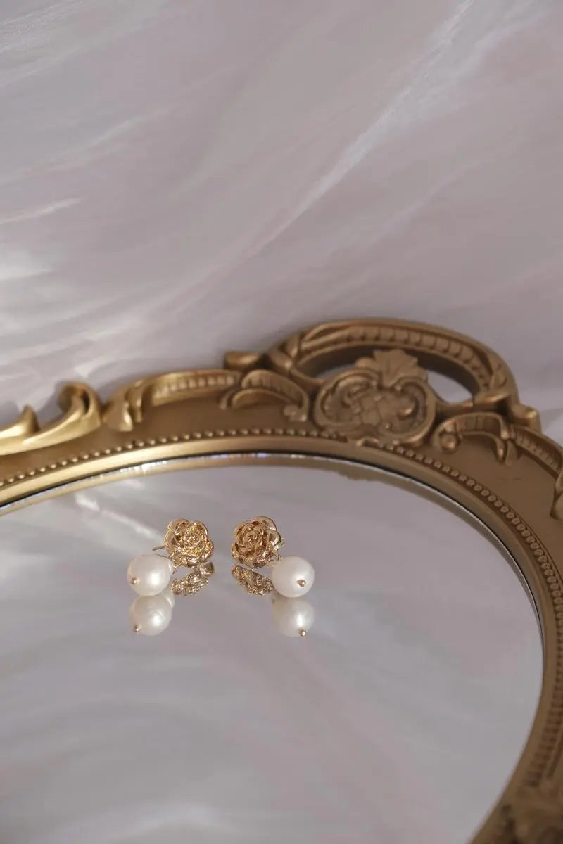 Camellia Earrings Osmoon Studio